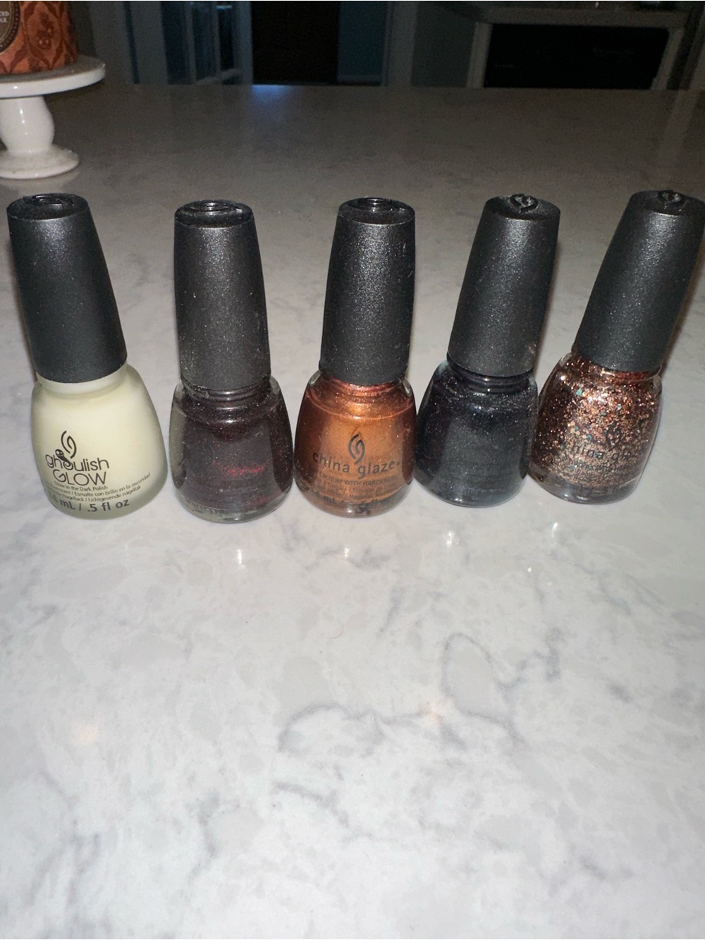 China Glaze Nail Polish Lot - Ghoulish Glow, Lubu Heels, Harvest Moon, etc
